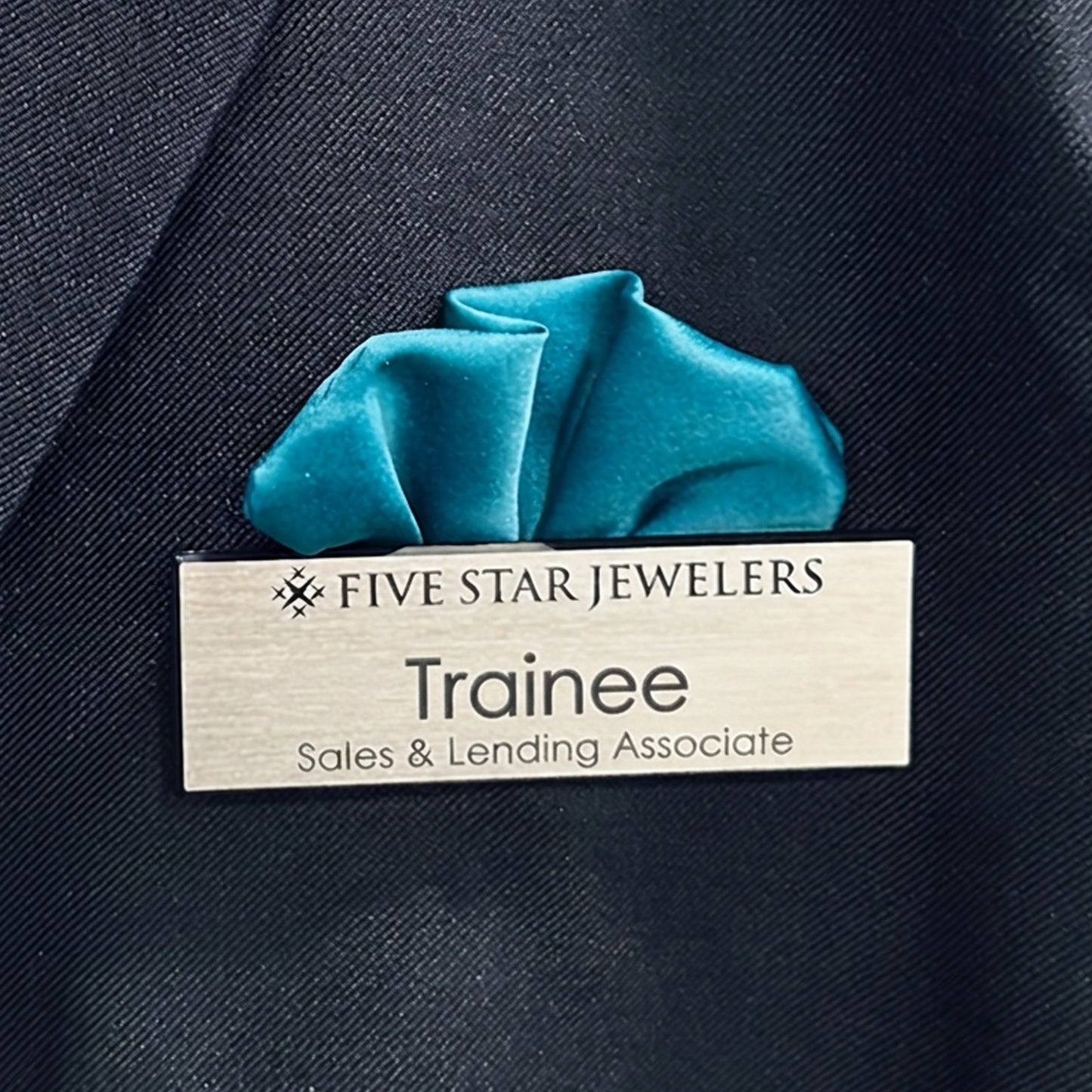 CUSTOM FAN PIN, SATIN